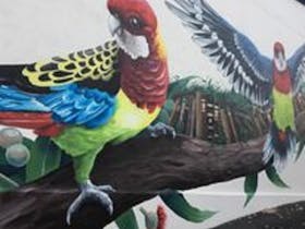 Parrot mural