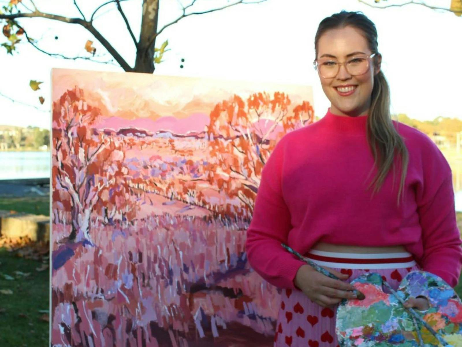 Acrylic painting workshops, Canberra with Sophie Ryan
