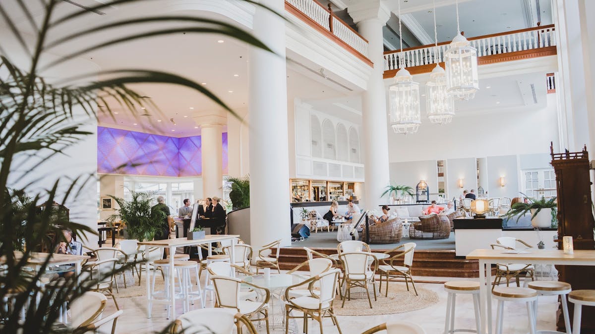 Pullman Cairns International lobby restaurant cairns