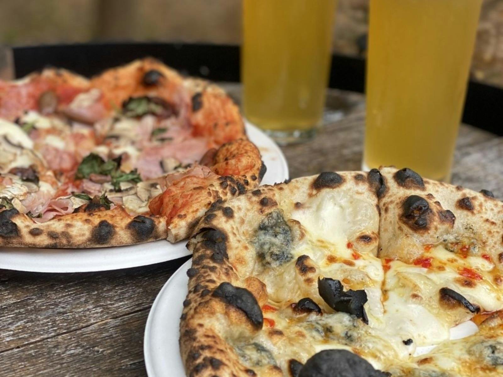 Pizza and beer