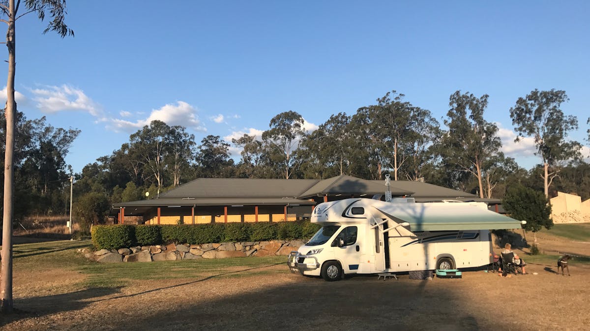 RV Stop Campover at the RM Williams Australian Bush Learning Centre