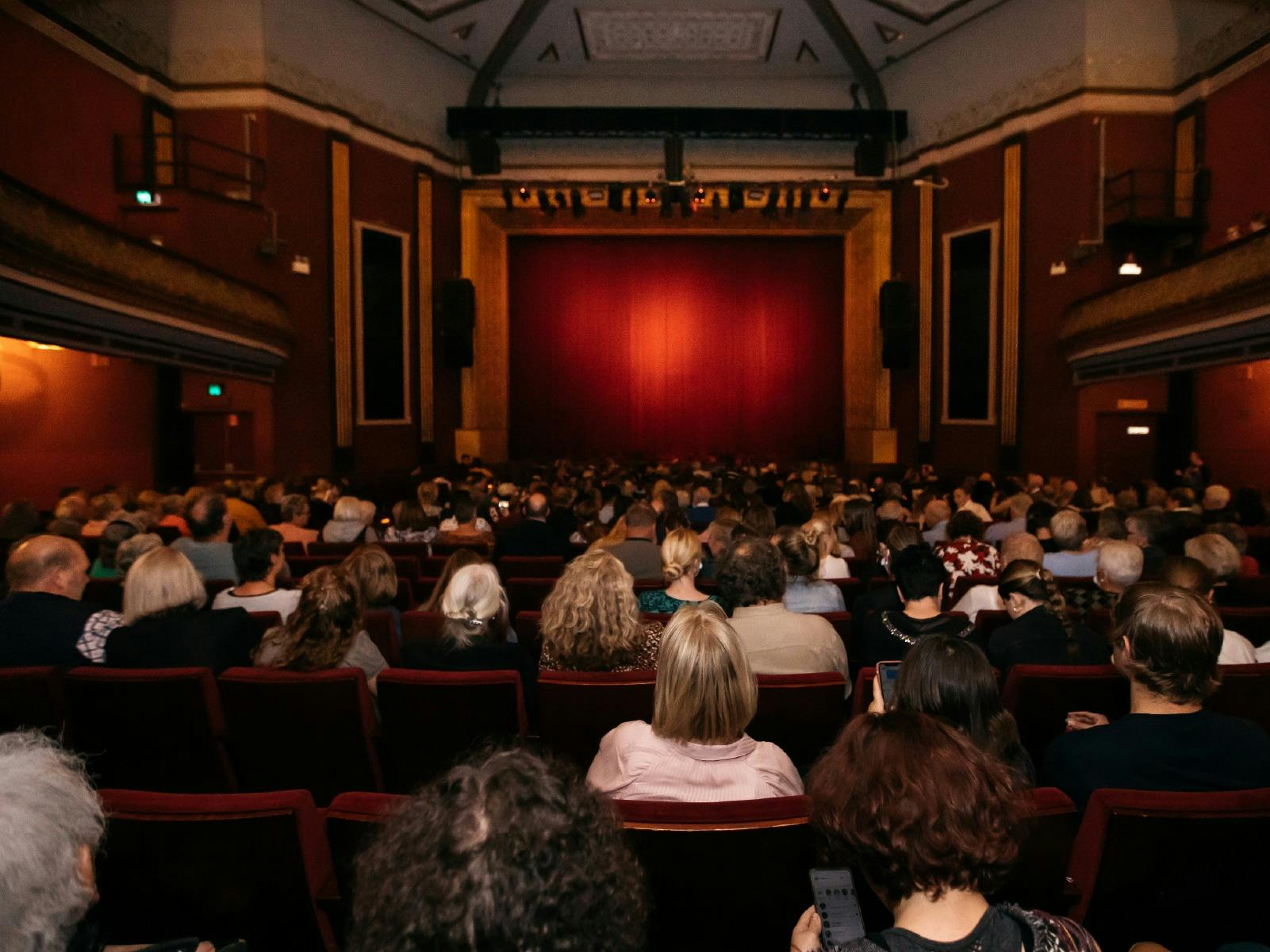 The Princess Theatre filled with patrons