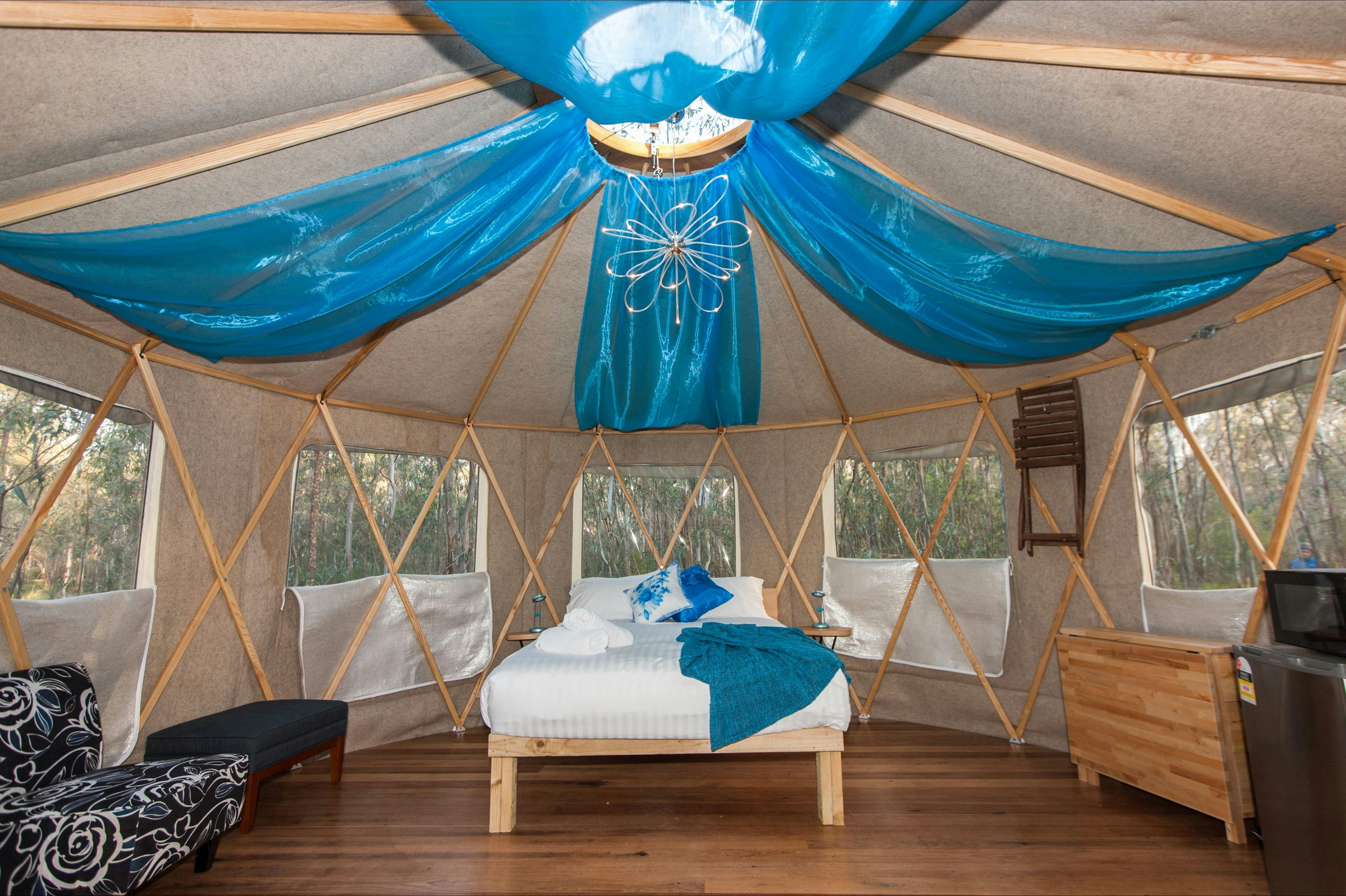 luxury glamping on the Murray River
