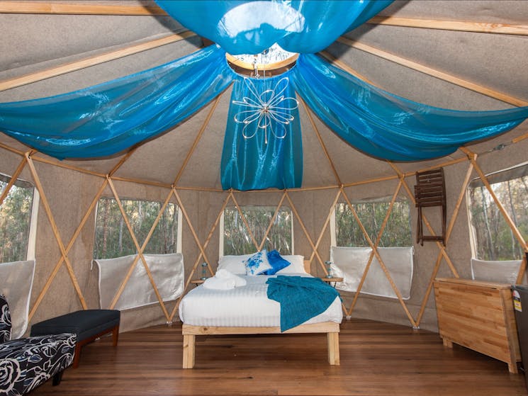 luxury glamping on the Murray River