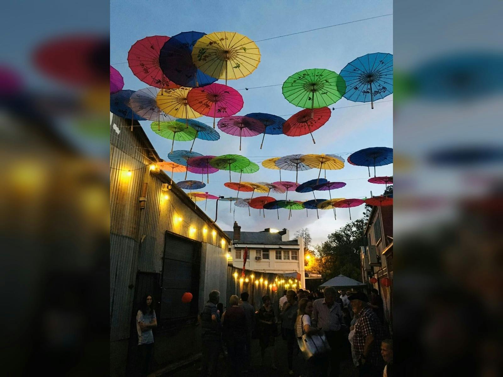 Umbrellas over FLL