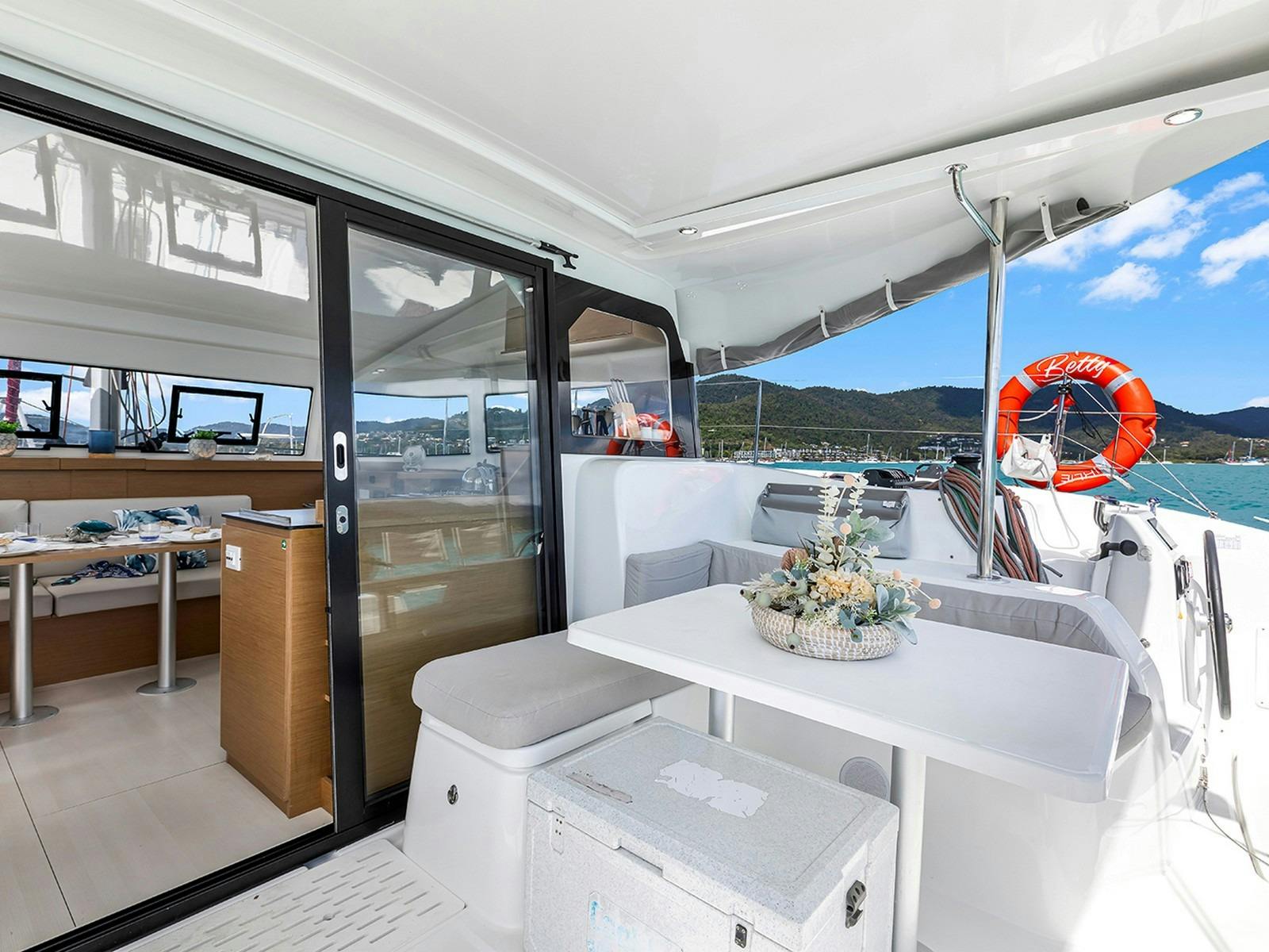 Excess 11 - Aft deck dining