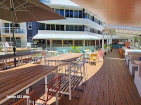 Oceans Bar & Restaurant - Outside Dining Deck Area Poolside