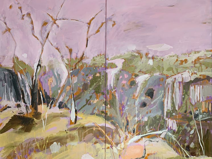 Paula Jenkins, The Descent I (into the gorge), 2020