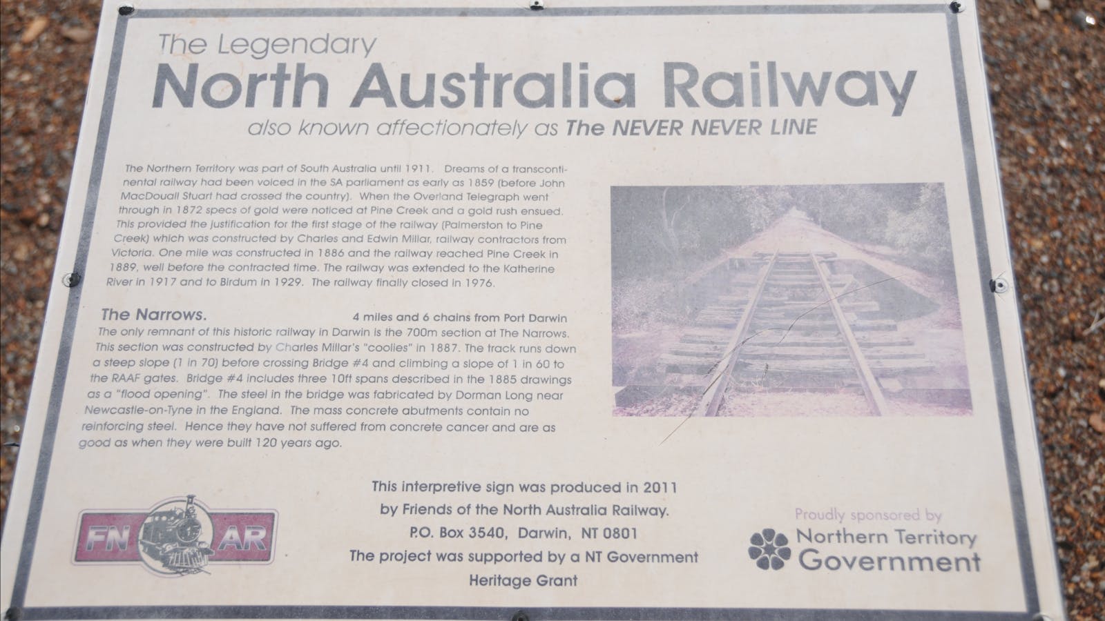 North Australia Railway The Narrows