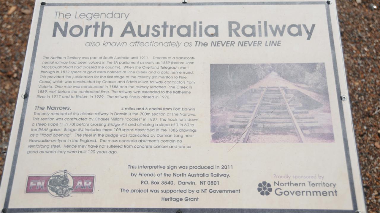 Interpretative panel at the site.
