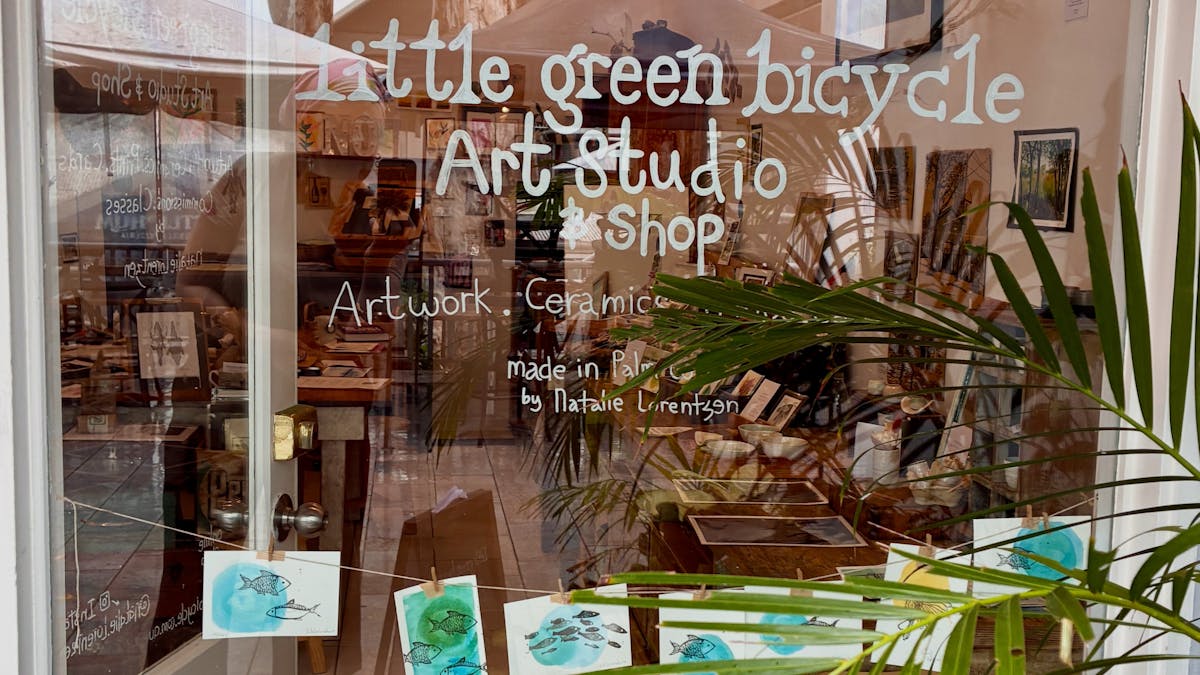 Shop Window  Little Green Bicycle Art Studio & Shop Palm Cove