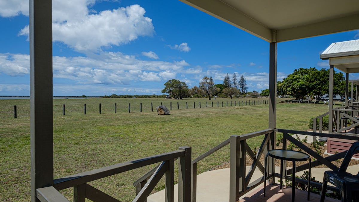 View from one of the cabins.