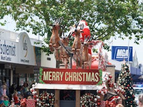 Santa in Mount Gambier Christmas Parade