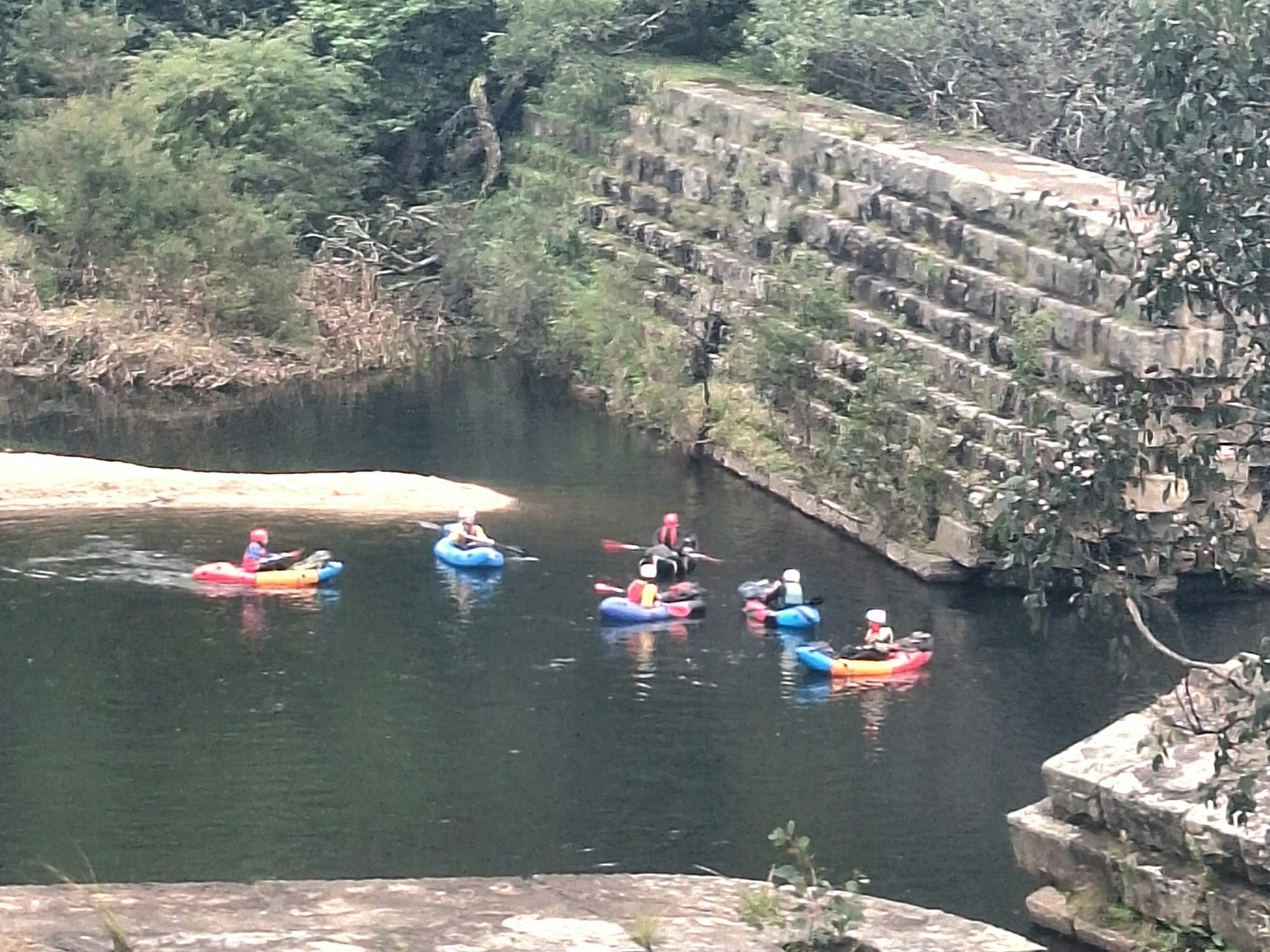 packrafting on the Mitchell River