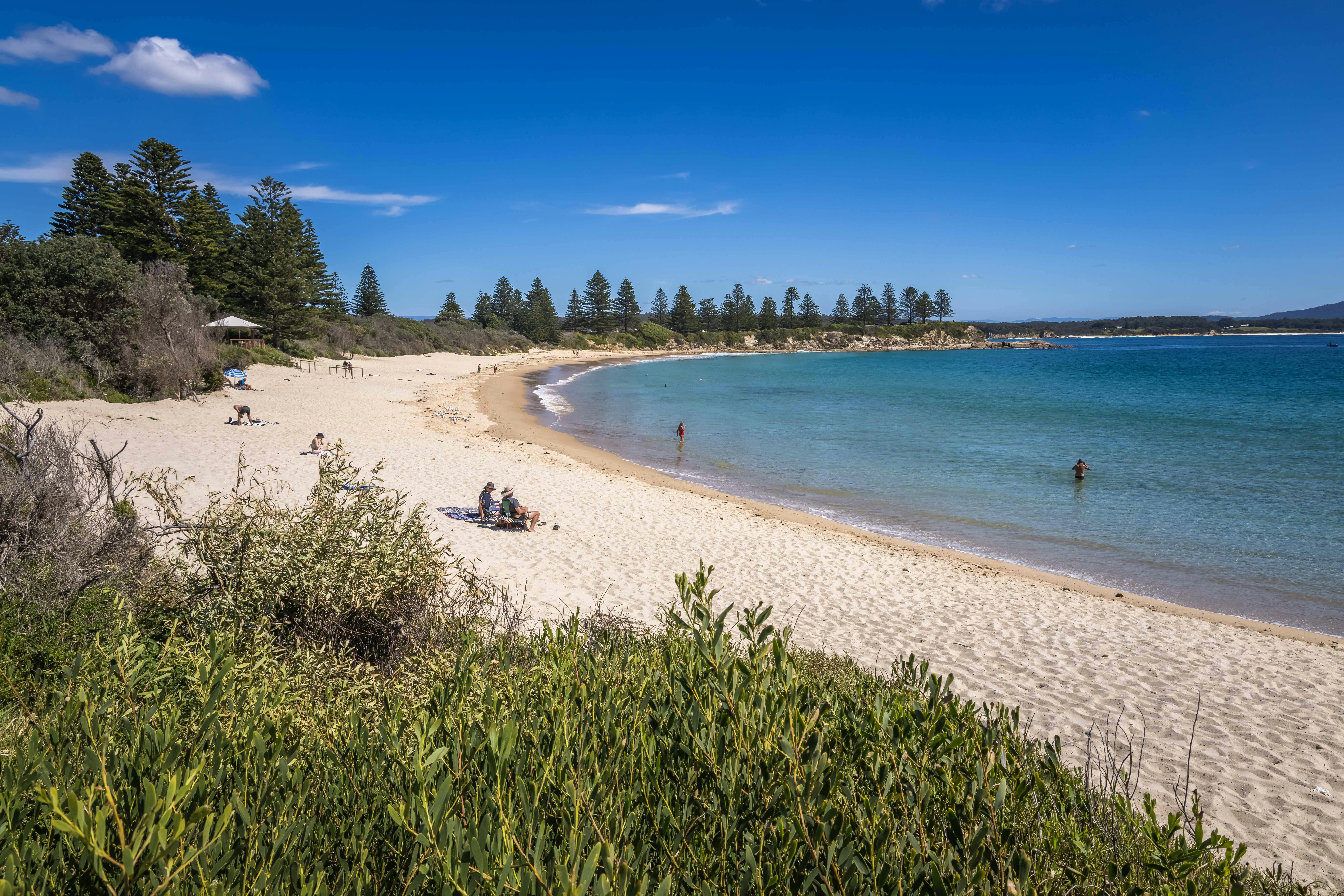 버마기 해변 남쪽 해안