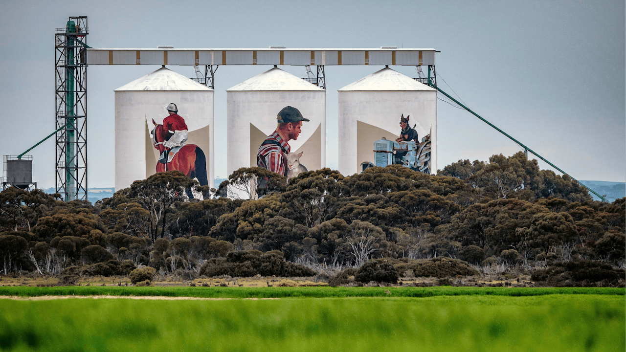 Evoca1 for the PUBLIC Silo Trail, Pingrup, 2018.