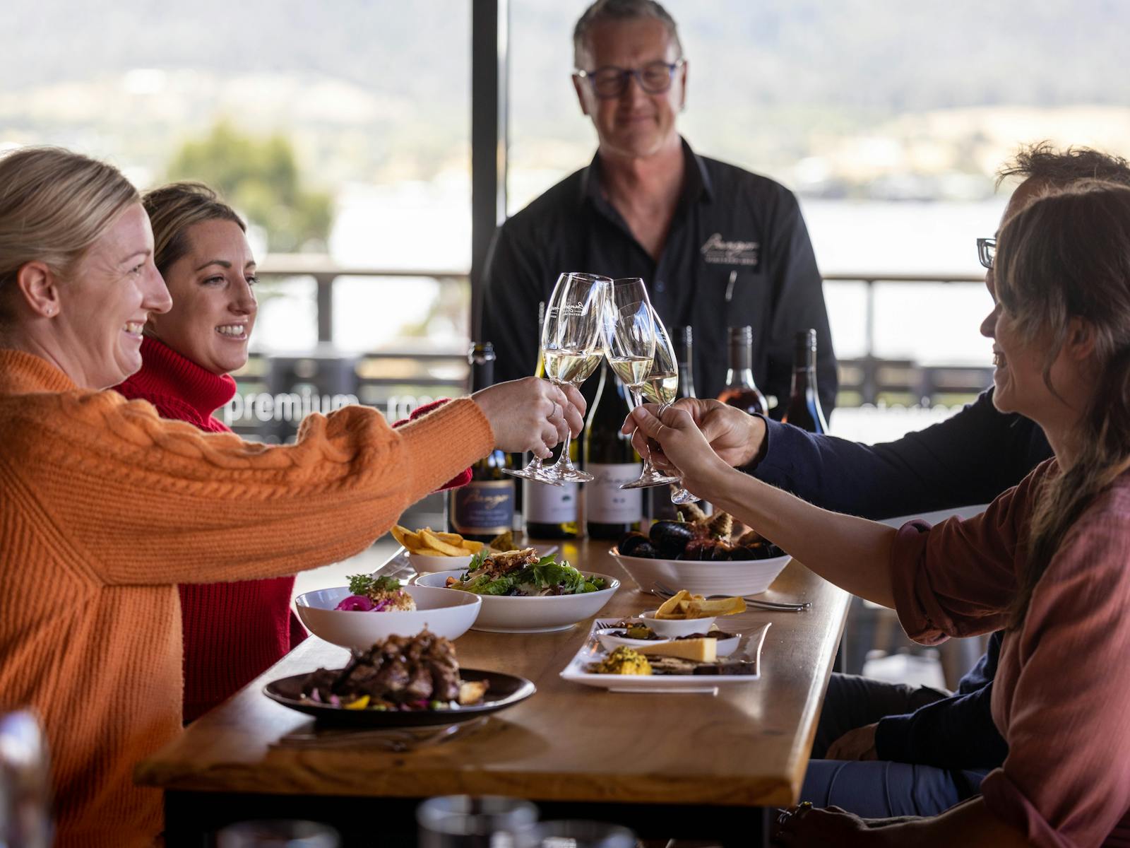 Enjoy a wine tasting experience at Bangor Vineyard Shed, Tasmania.