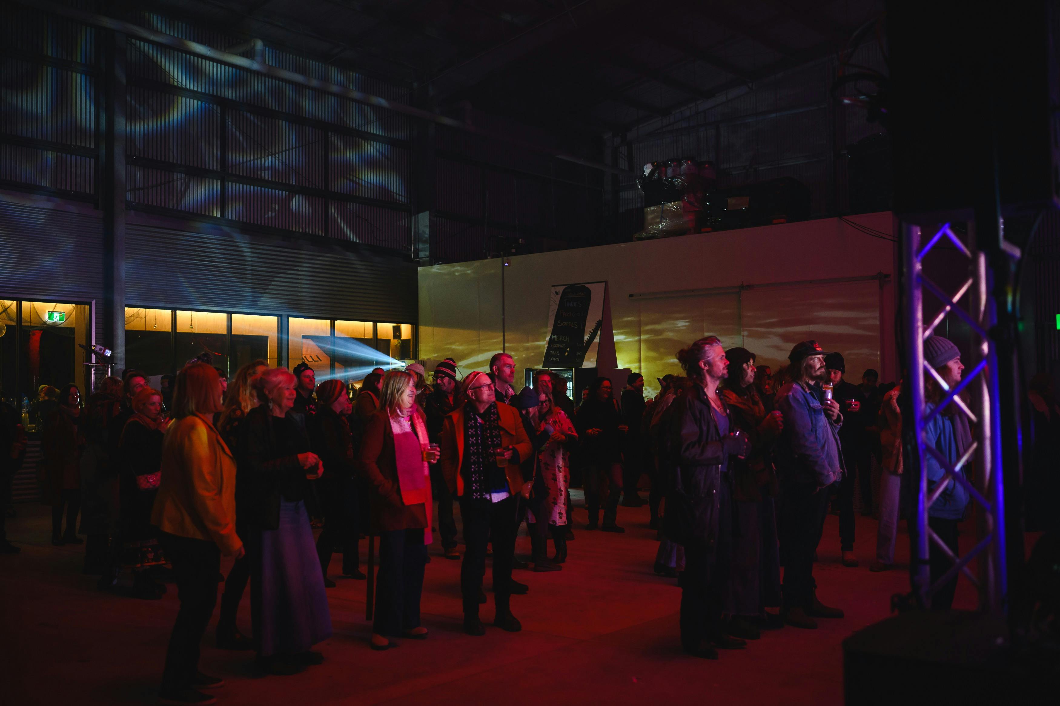 Deep in the Weeds 2025 audience in the brewery