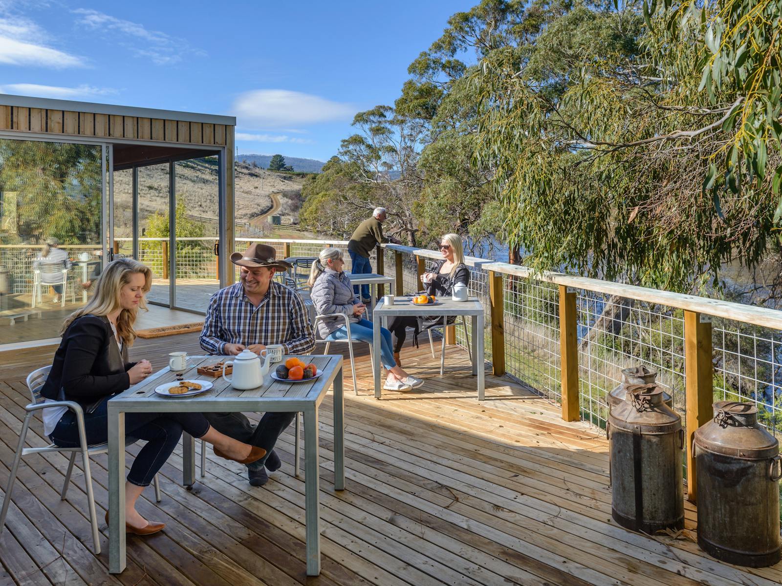 Lodge deck