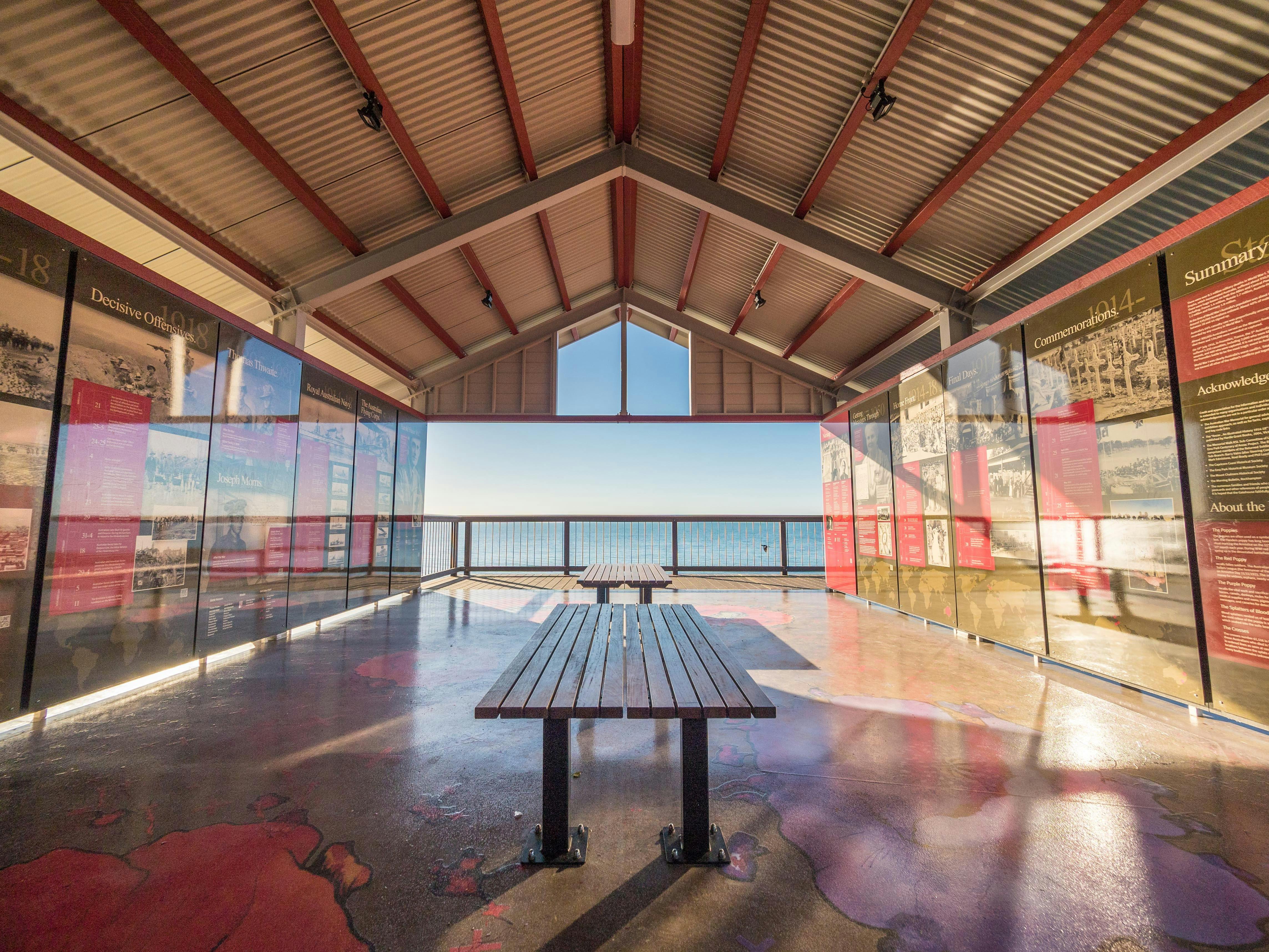 anzac memmorial, emu park, war, ocean