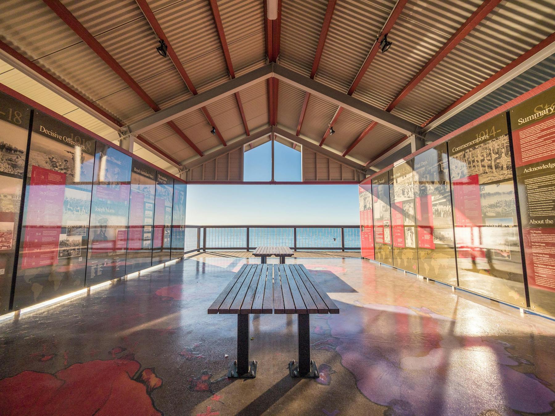 anzac memmorial, emu park, war, ocean