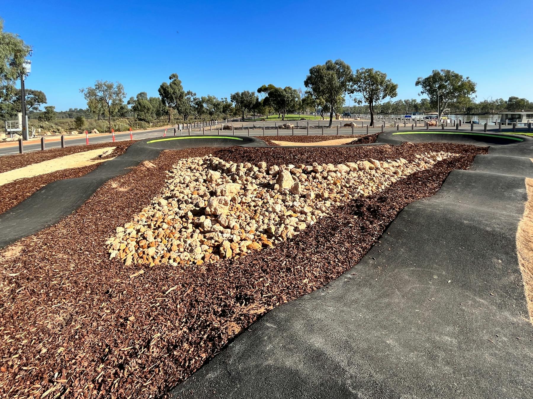 Pump Track view North West
