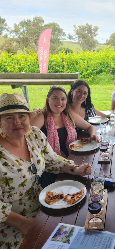 Group of people enjoying lunch