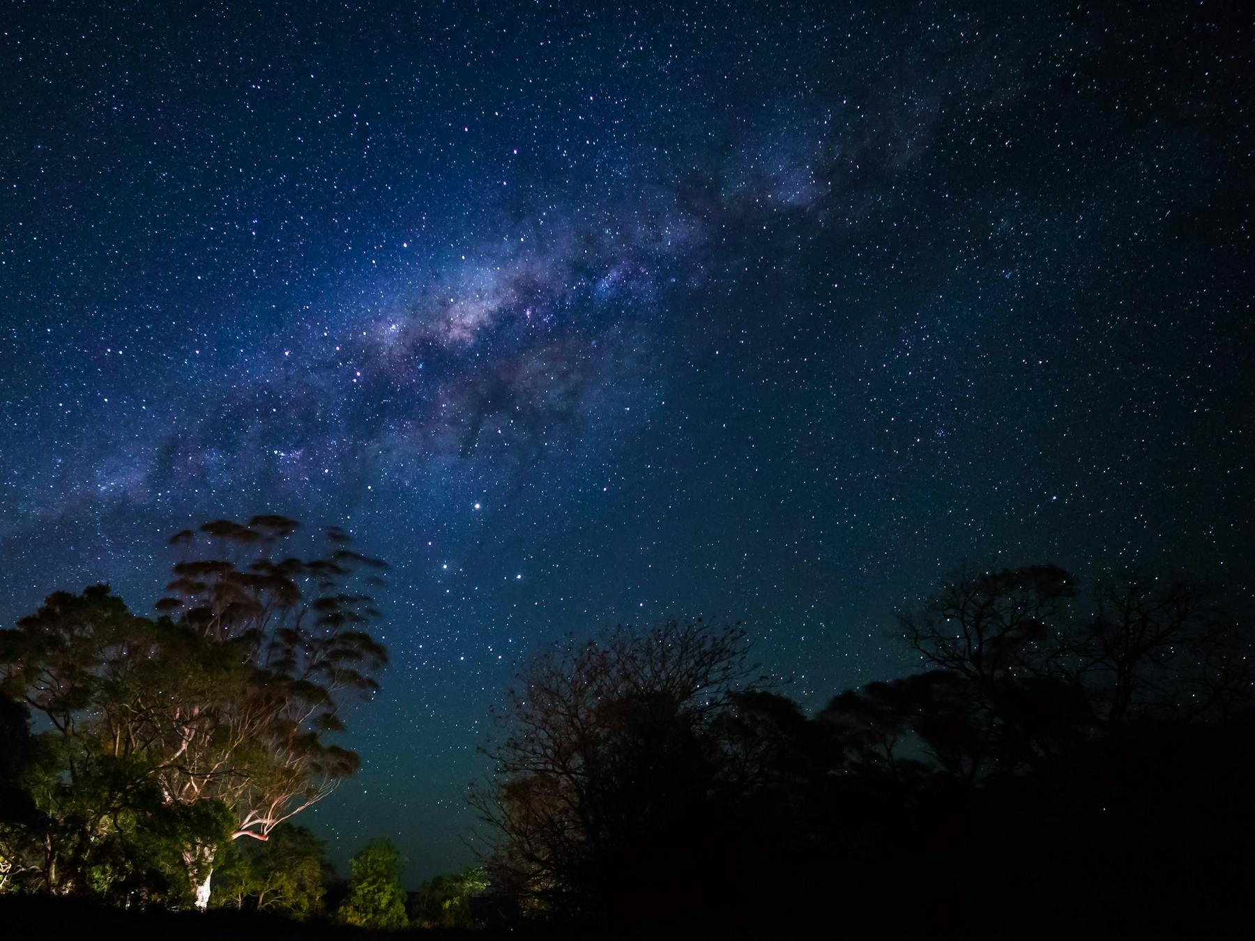 View of the Milky Way from the Sunshine Coast Hinterland
