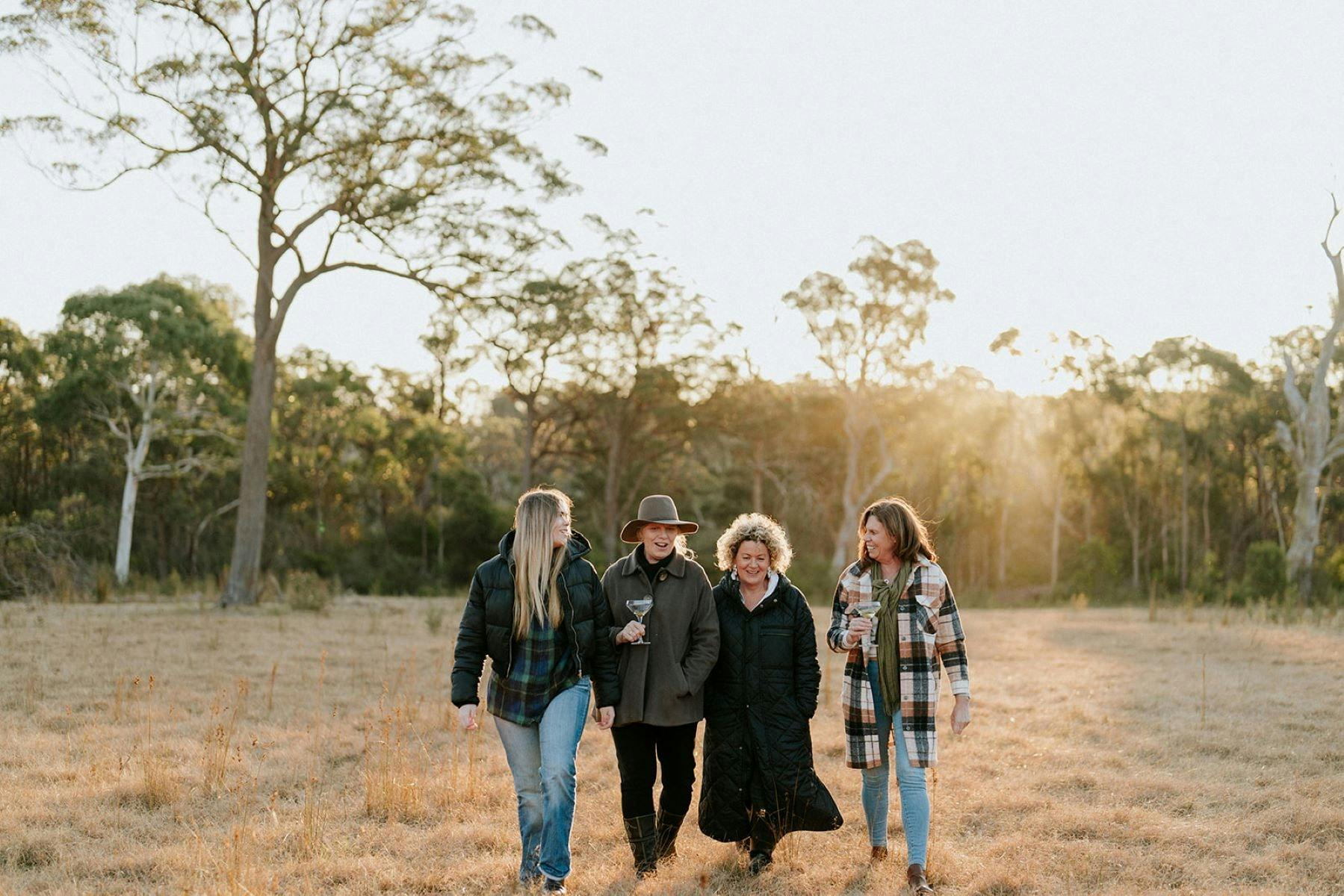 A Walk in Nature with friends in our untouched Paddock