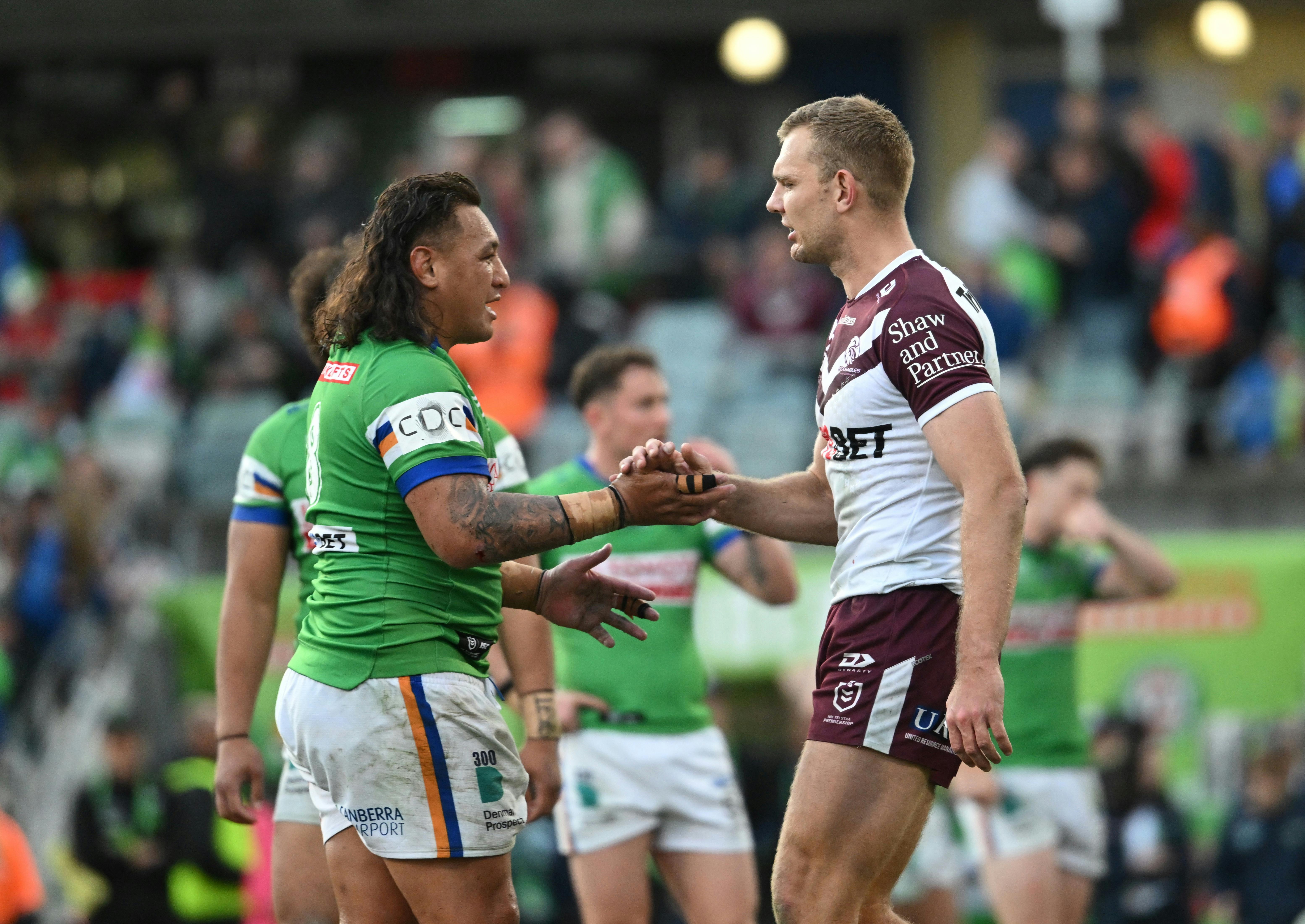 Raiders v Sea Eagles - NRL Round 23