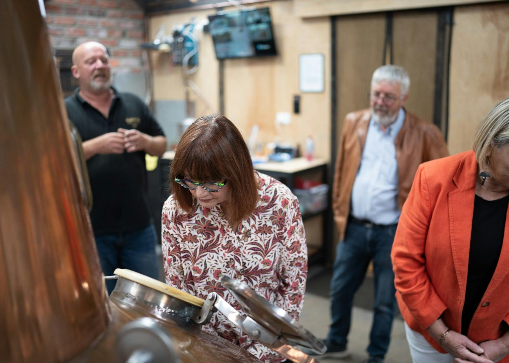 The still named 'Joyce' hard at work