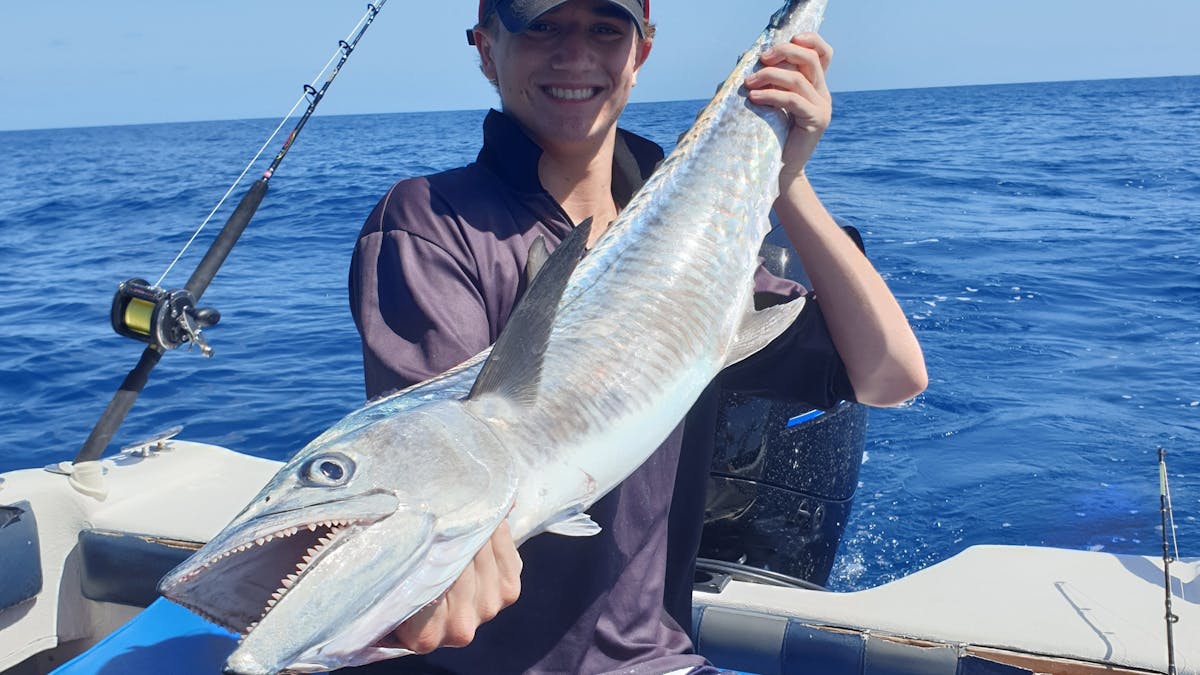 Big Spanish Mackerel weighed in at 18kg
