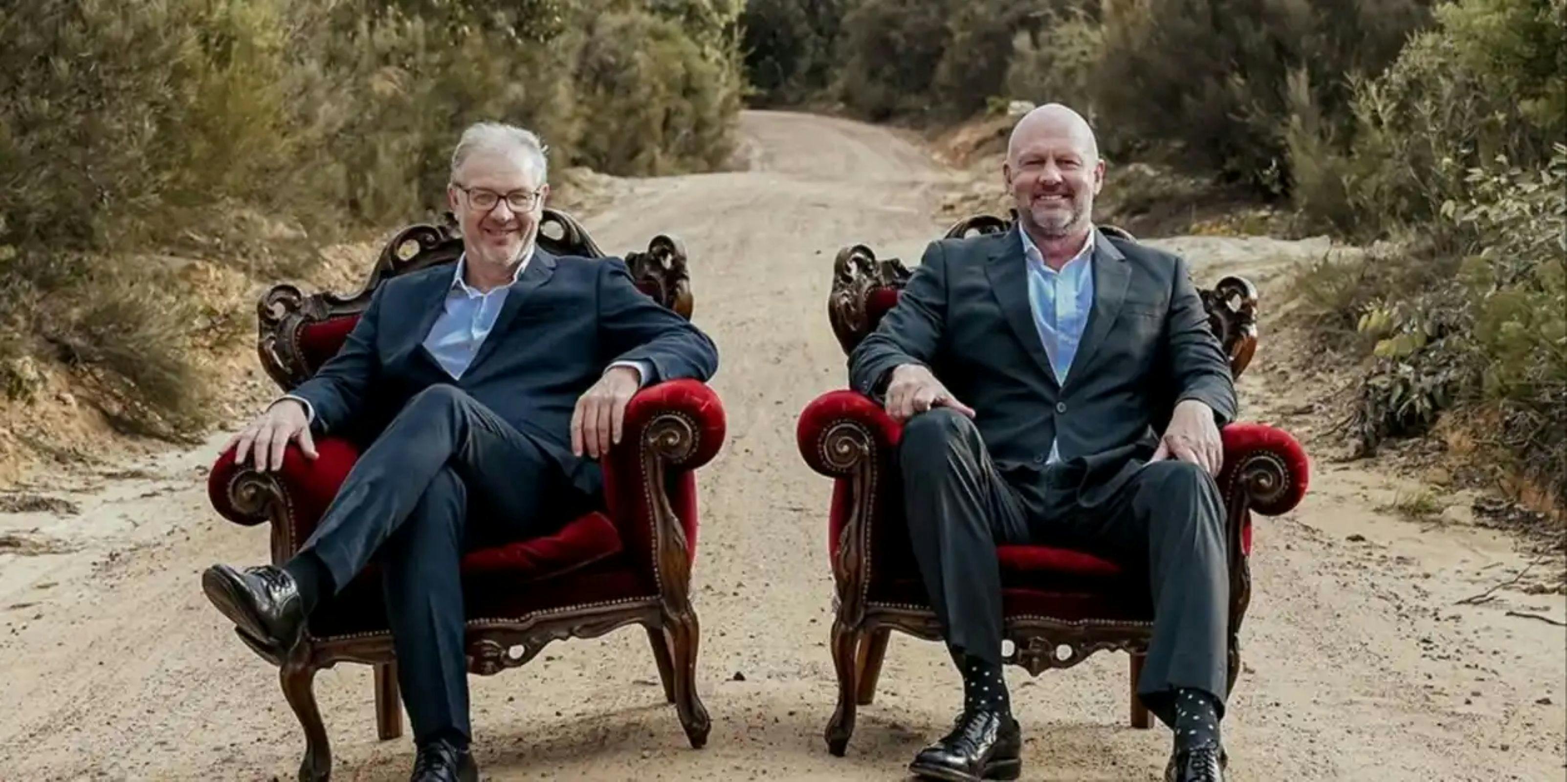 Teddy Tahu Rhodes and Guy Noble