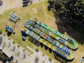 Tuff Nutterz Penrith - Australia's Largest Inflatable Obstacle Course Cover Image