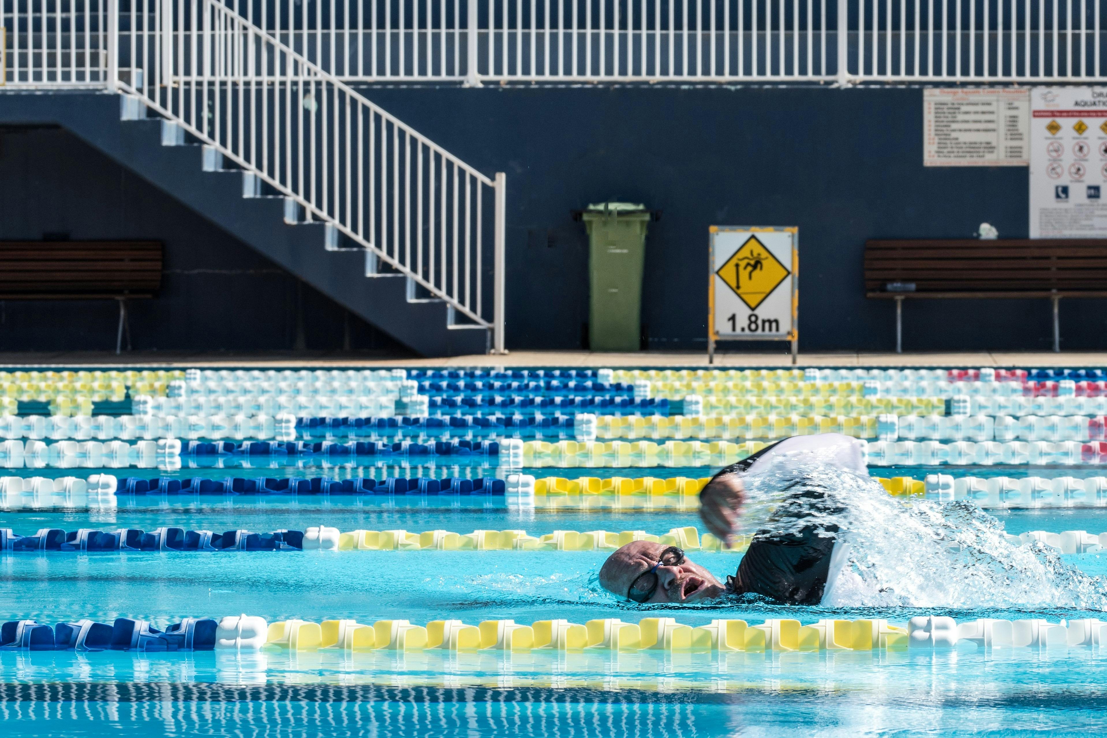 Outdoor pool - popular on sunny days