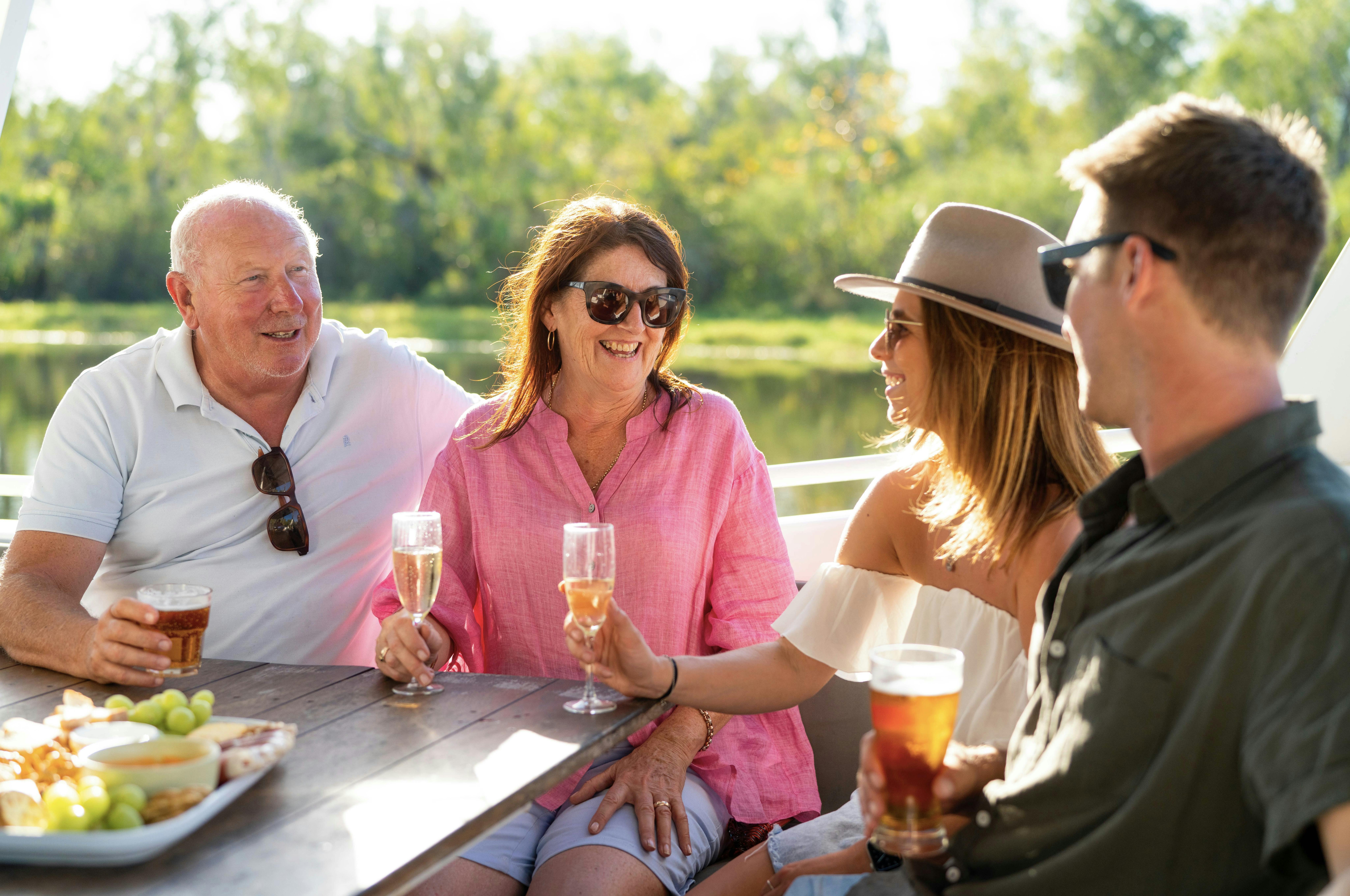 Cheeseboard on Cyclone Creek River Cruise