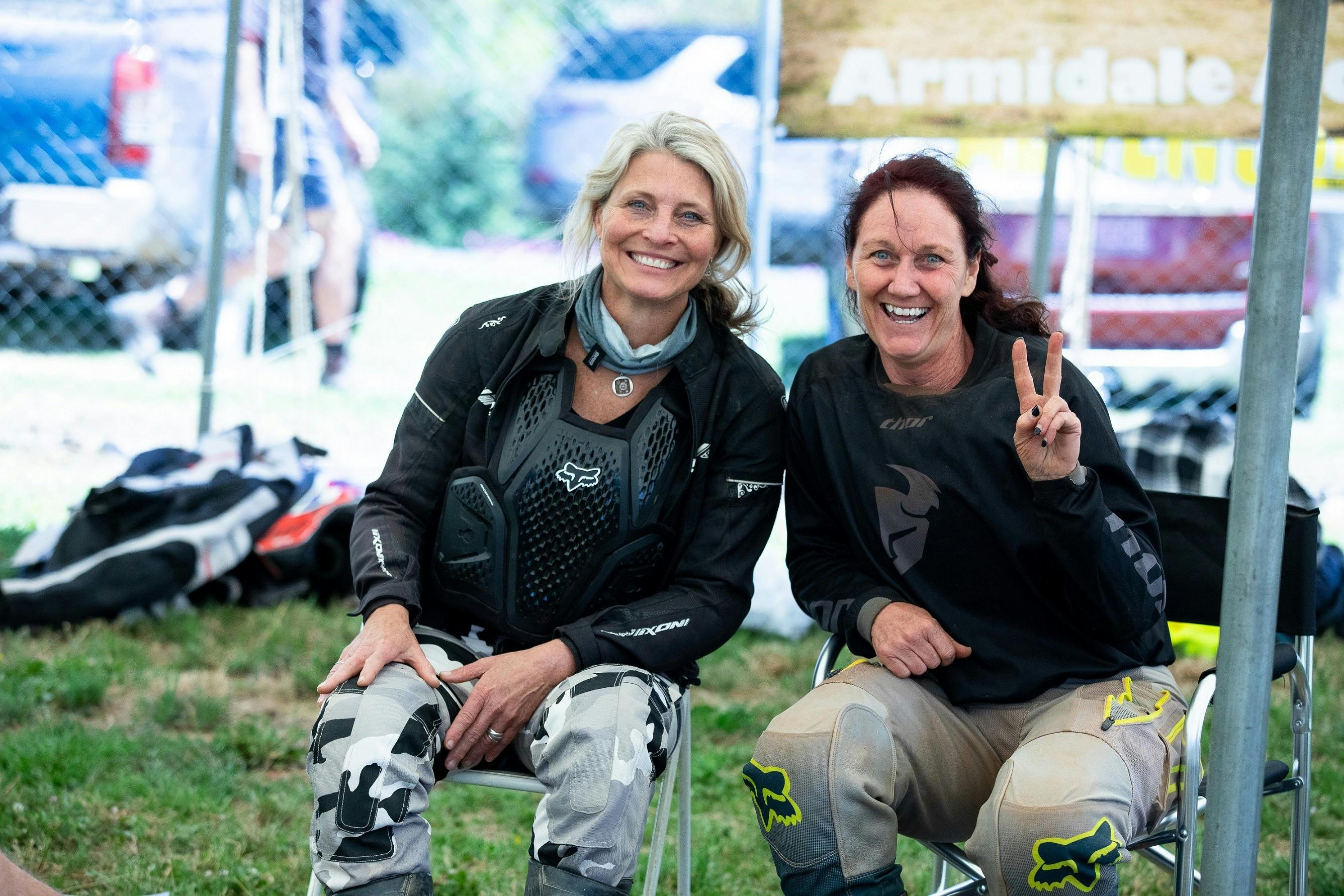 Women adventure riders