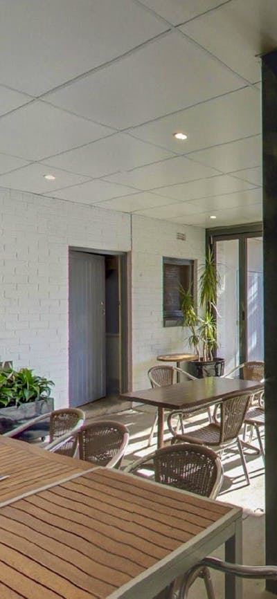 Inside eating area Family Hotel