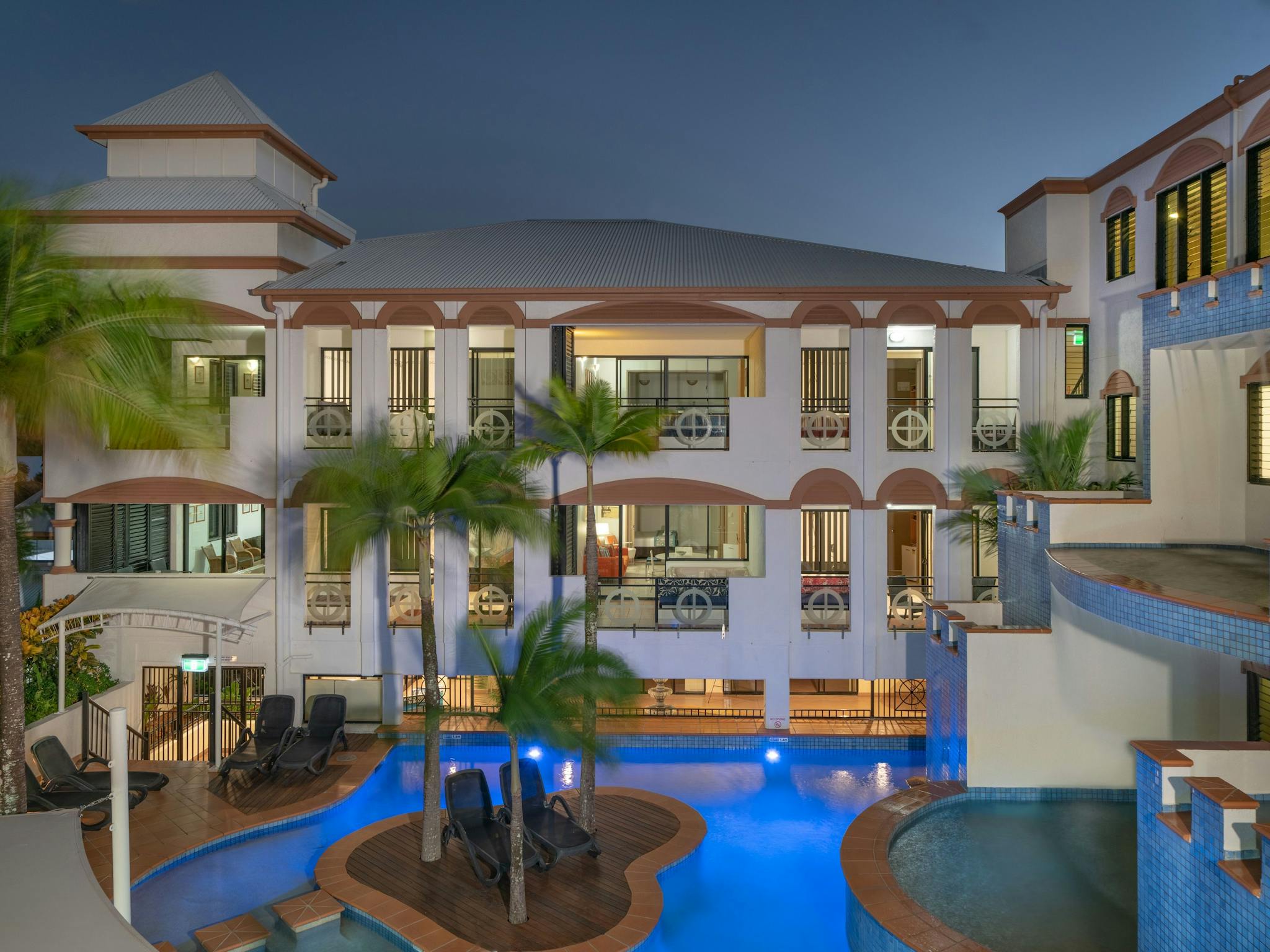 Sensational lagoon style pool, heated just enough to take the chill off Sensational lagoon style pool, heated just enough to take the chill off