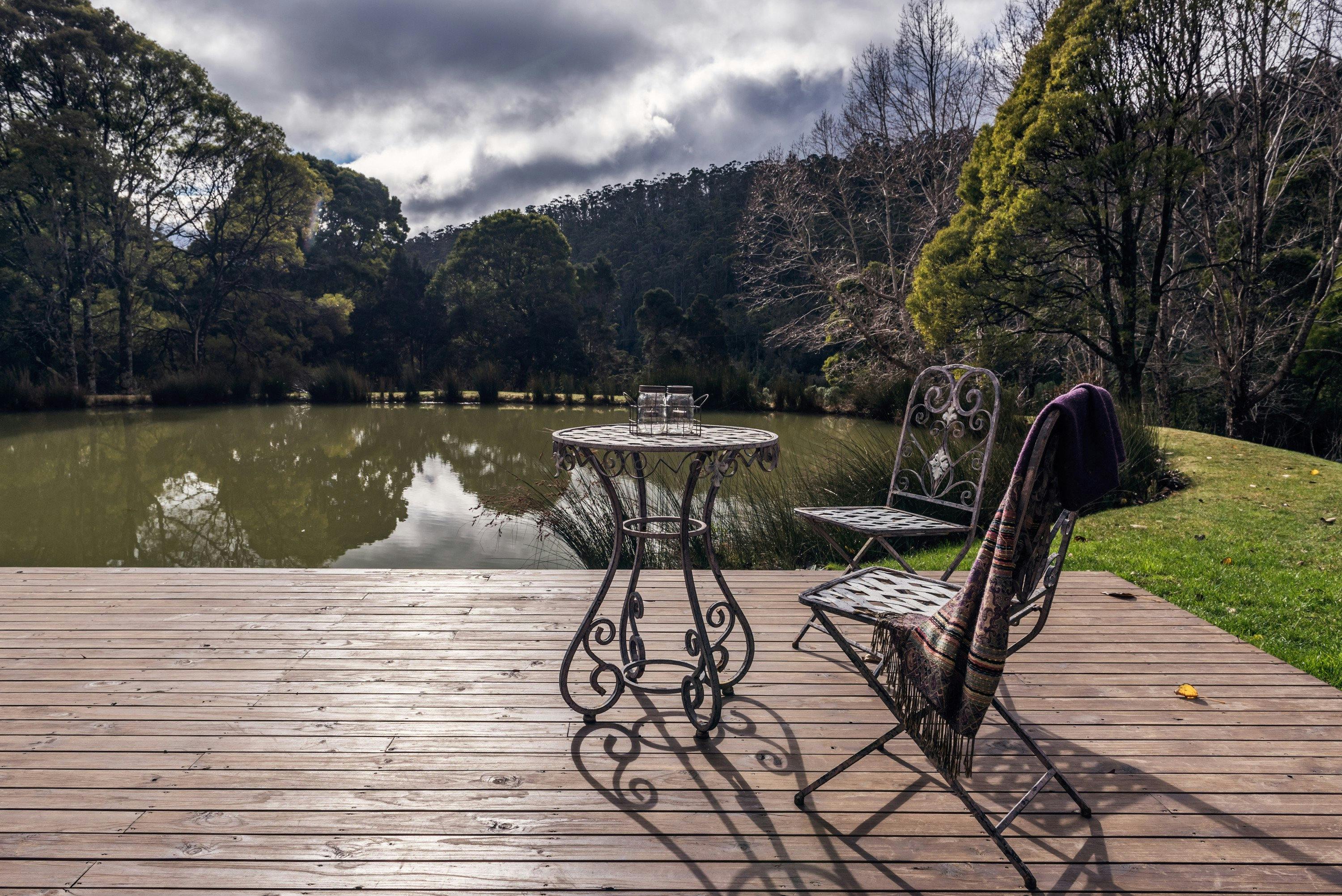 Watch the clouds roll by. All you'll hear is wind, water and birdsong