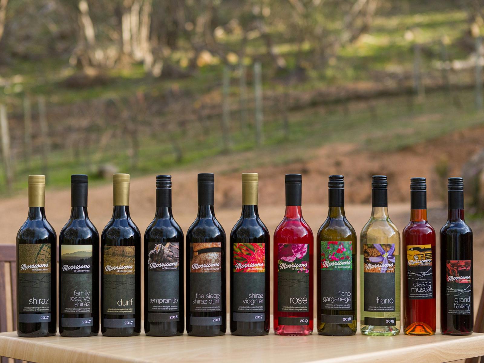 Hand crafted red, white and fortified wines at Morrisons of Glenrowan