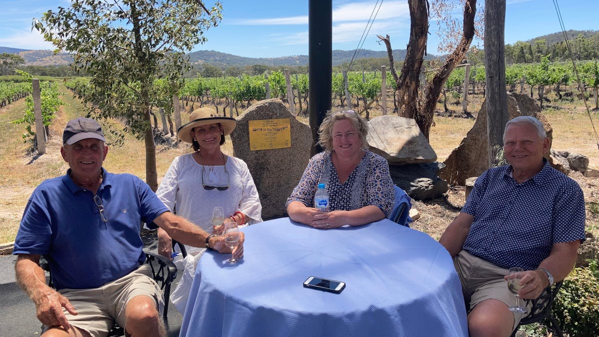 Set in the vineyard of Ballandean Estate, the oldest family run winery in the area