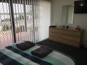 They each have 2 mirrors, 1 full length and each have a 42