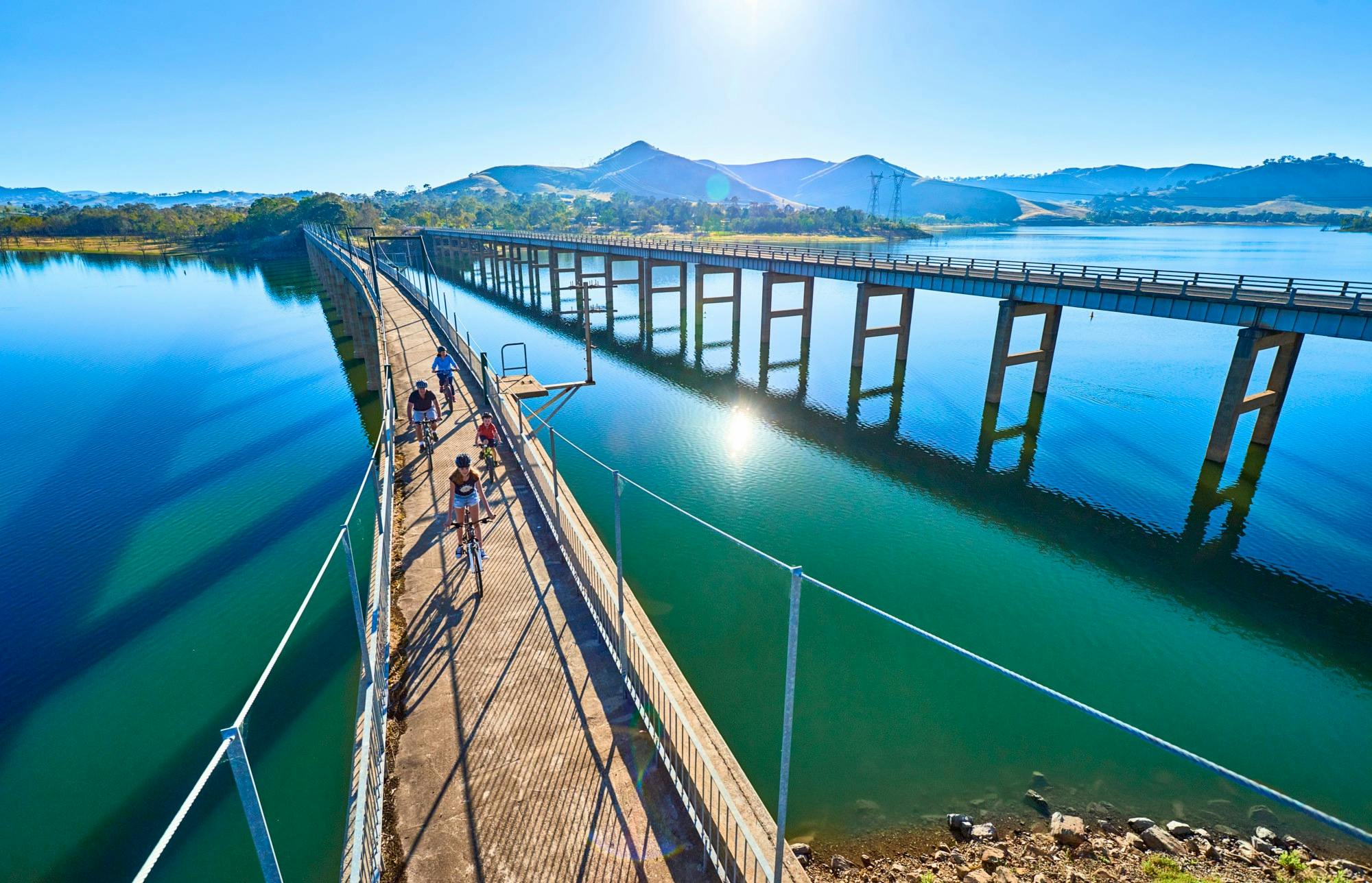 Riding the Great Victorian Rail Trail at Bonny Doon