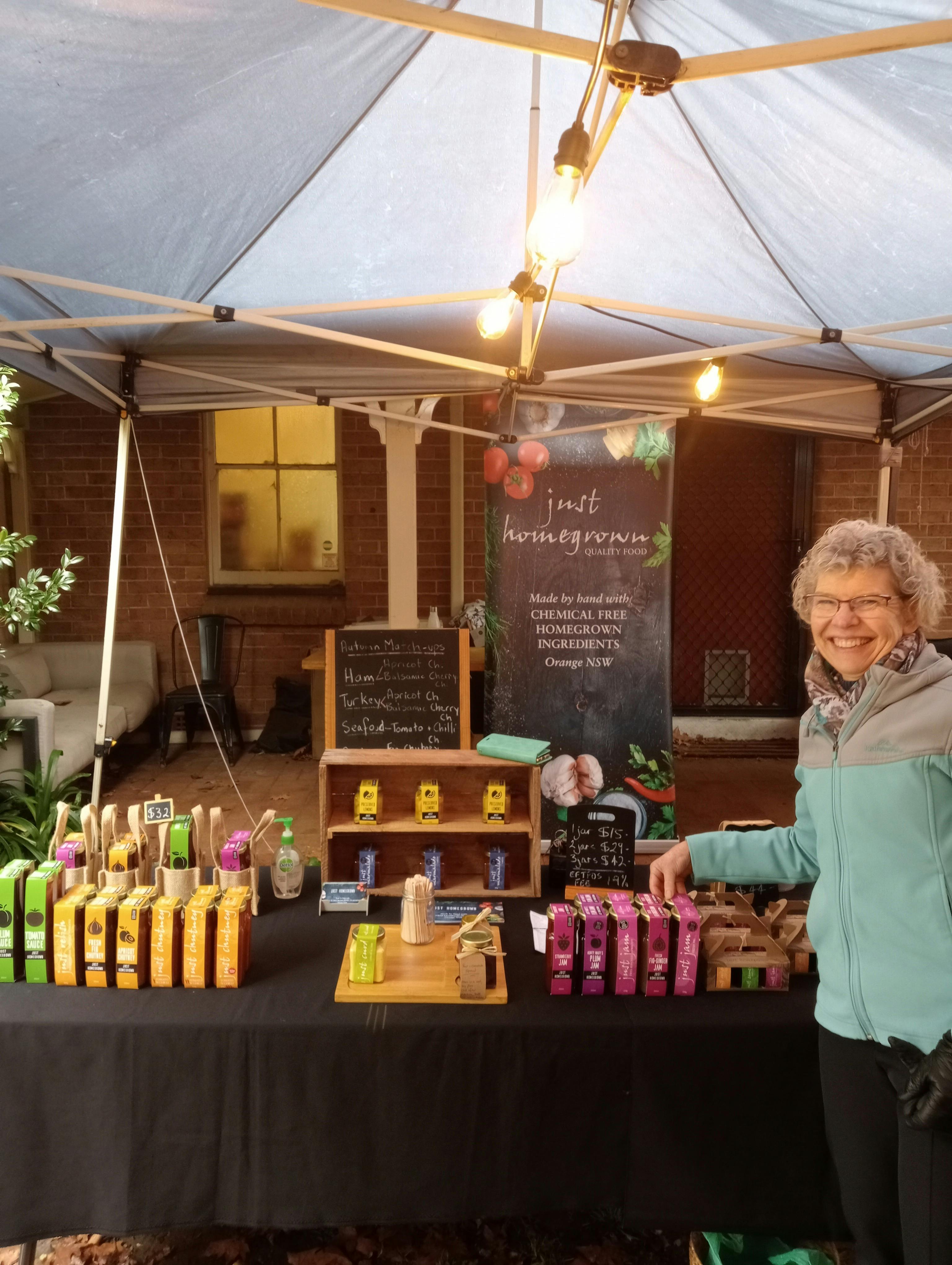 Robin from Just Homegrown uses fresh local produce to make her delicious preserves, chutney and jams