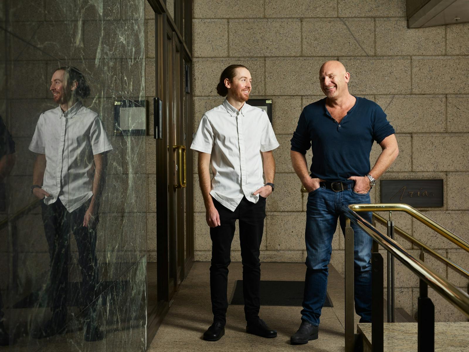 수석 셰프 Tom Gorringe와 Matt Moran