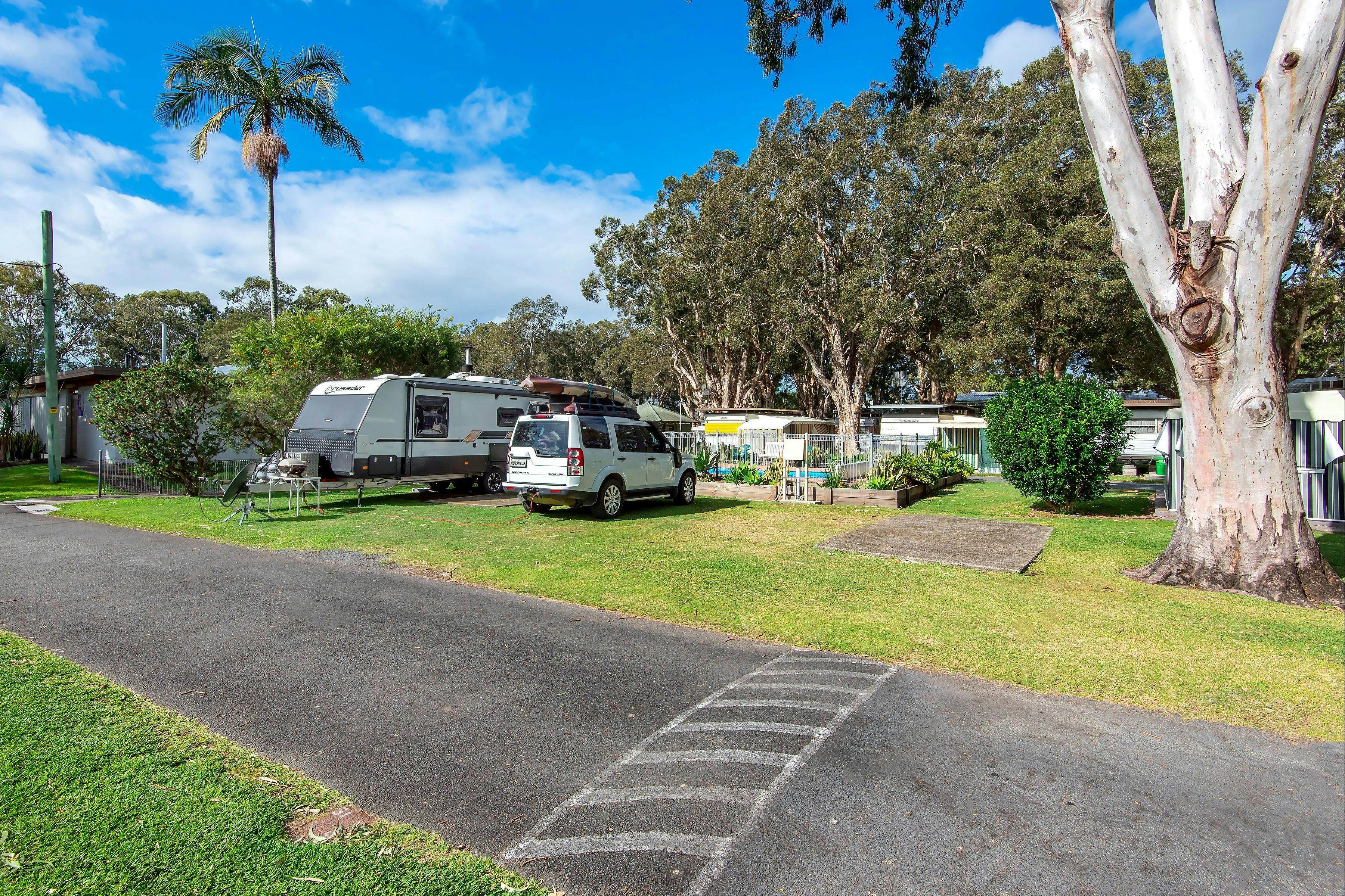 Pet friendly powered sites caravan park dunbogan laurieton