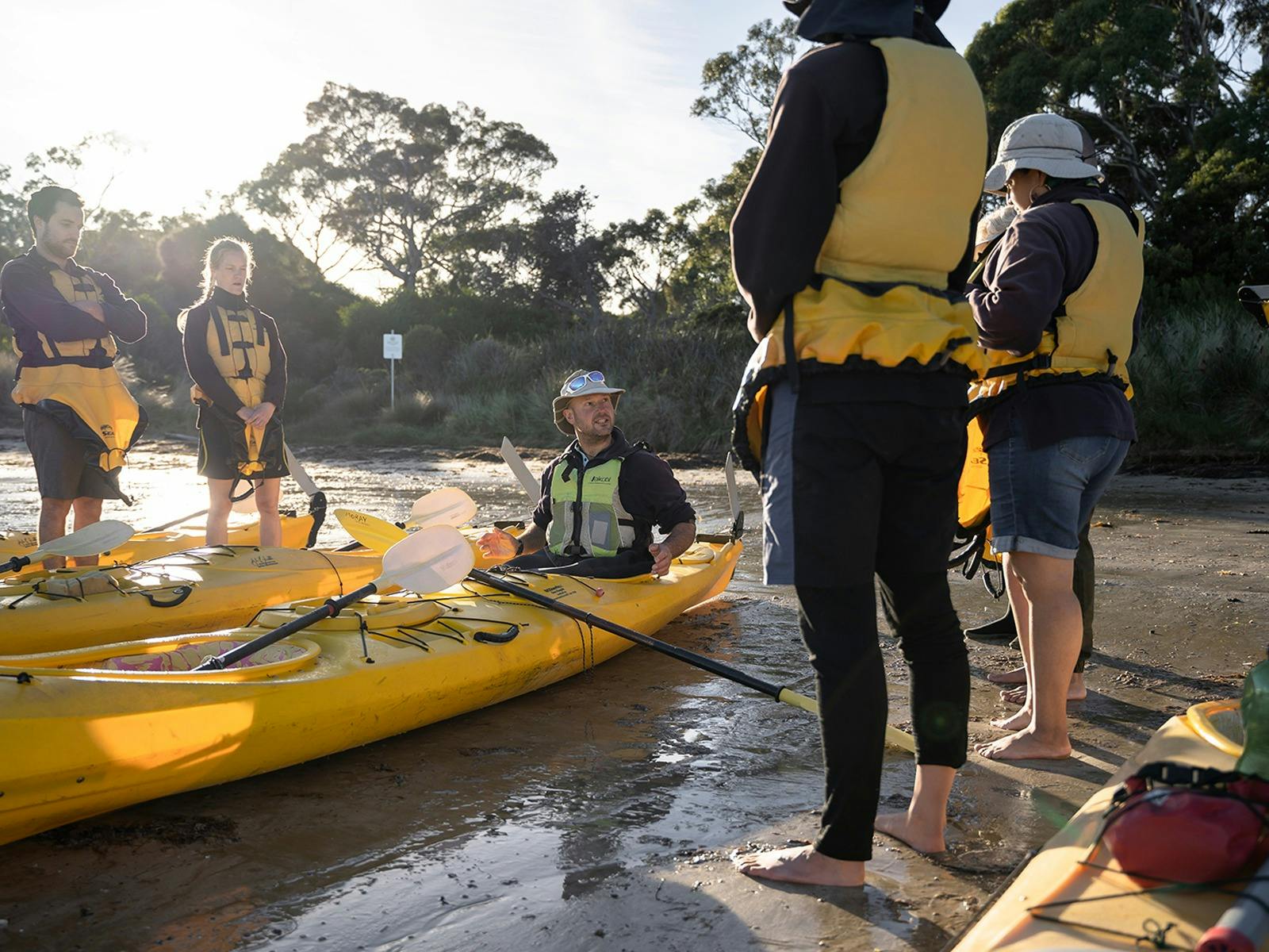 Freycinet Adventures guests on beach
