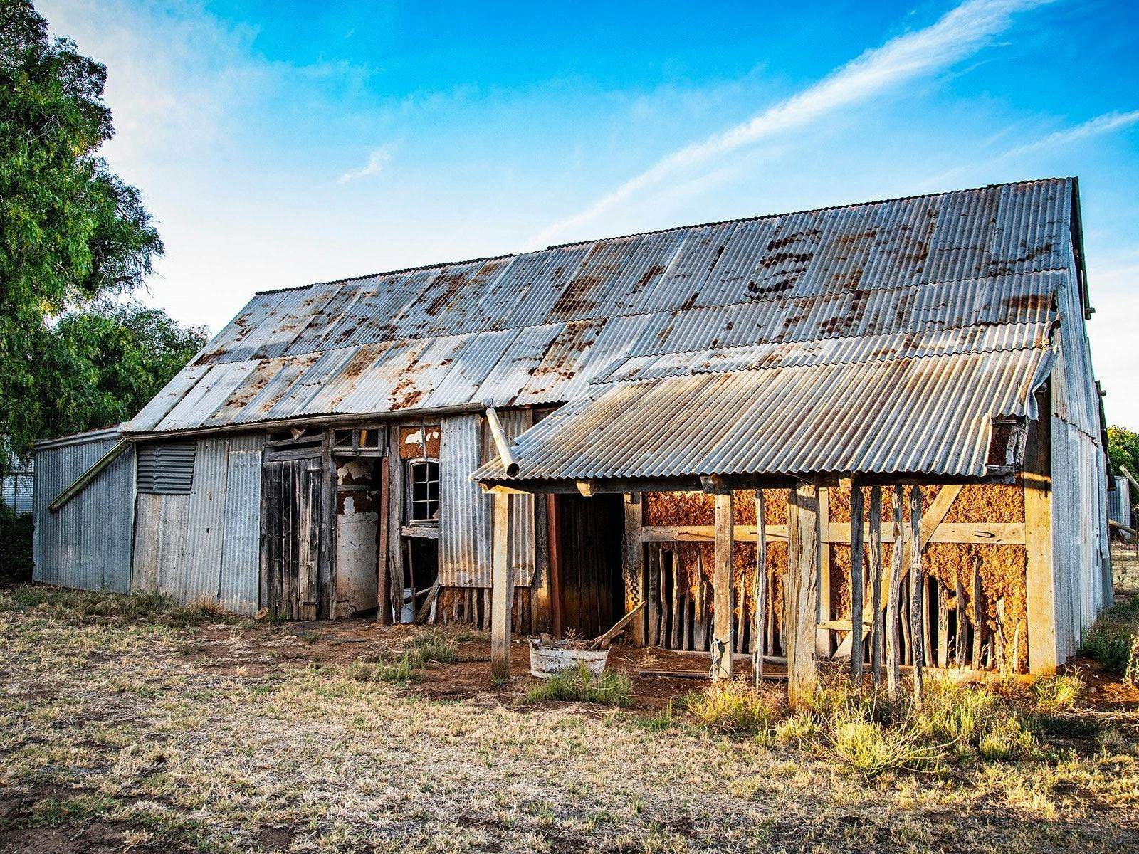 Historic Rechner's Cottage, before restoration