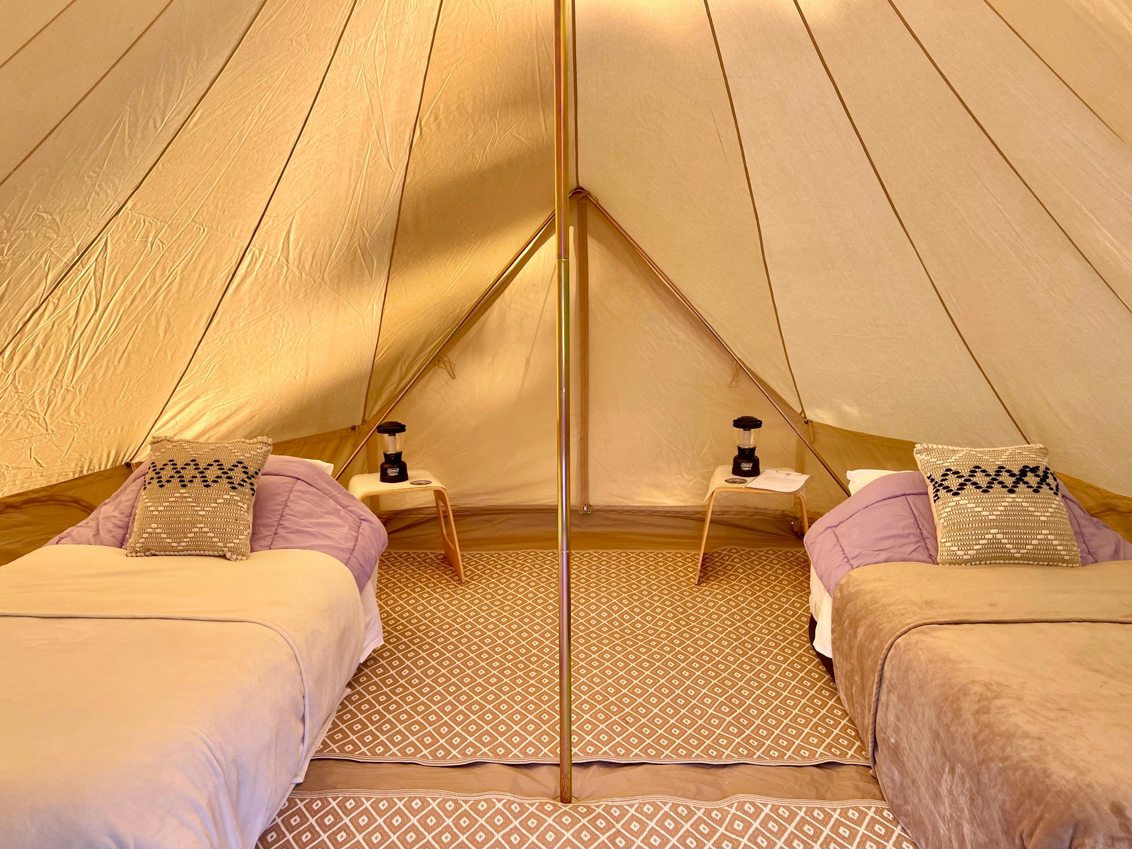 為活動租用鐘形帳篷